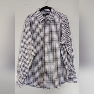 Dillards Hart Schaffner Marx Button down business long sleeves Dress shirt, xl